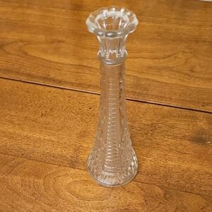 Anchor Hocking Textured Clear Glass Vase